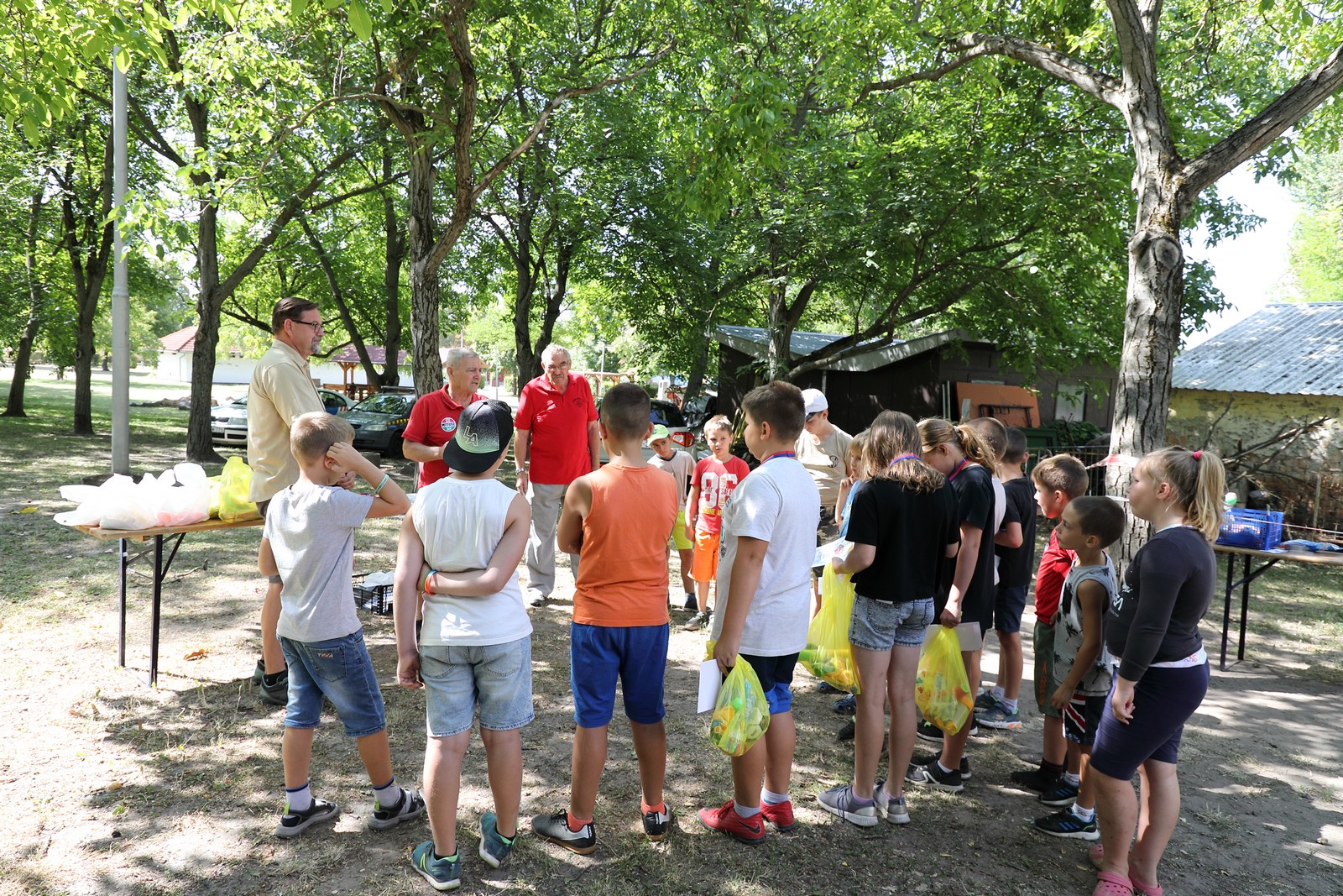 Sportlövészet a Bregyó napközis táborban